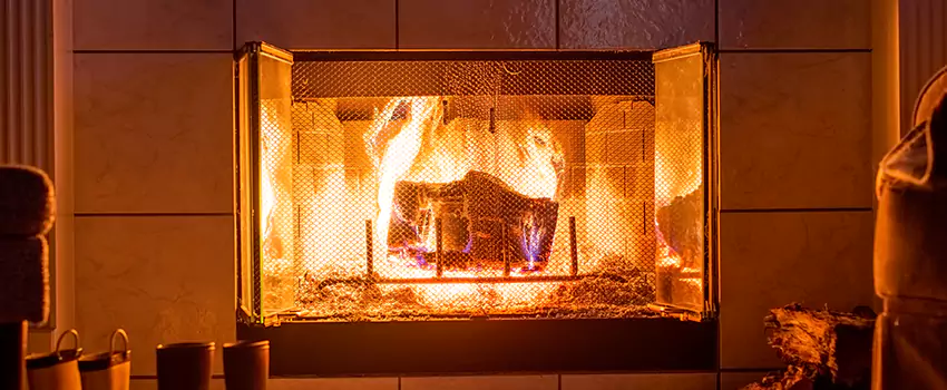 Mendota Hearth Landscape Fireplace Installation in La Habra, California