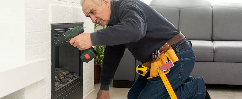 New Indoor Fireplace Installation in La Habra, California