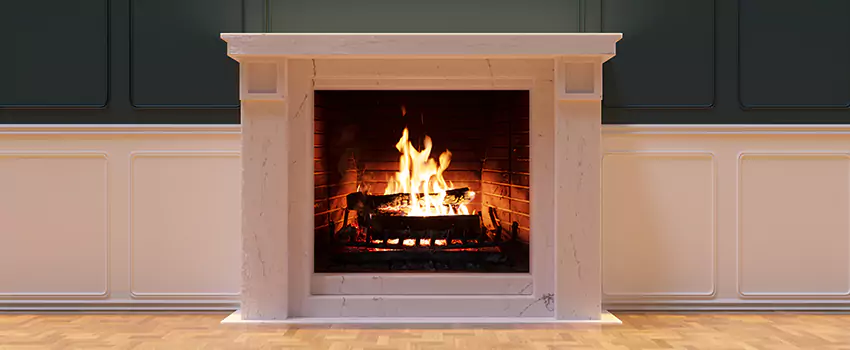 Open Flame Wood-Burning Fireplace Installation Services in La Habra, California