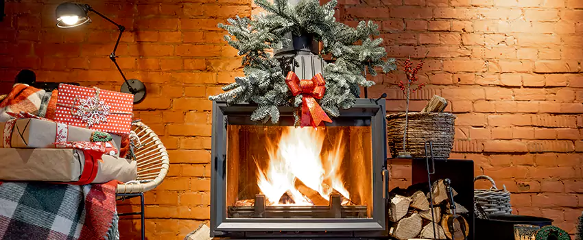Travis Industries Linear Gas Fireplace Installation in La Habra, California