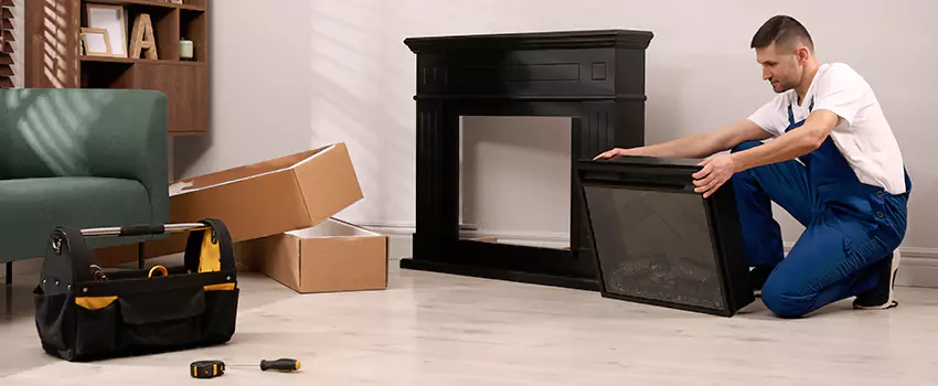 Old Rusted Metal Fireplace Repair And Replacement in La Habra, CA